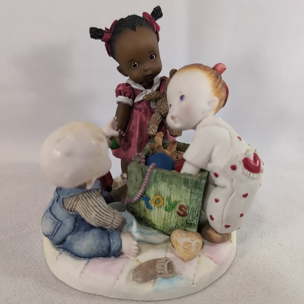 Tots Graham Miller Joy Joshua & Beth 92008 1998 Figurine Ceramic Country Artists